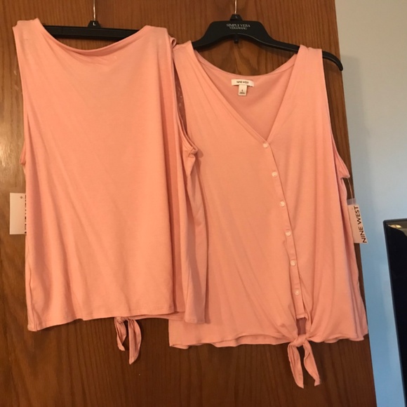 Nine West summer tops lotv5 l Xl new with tags - Picture 8 of 15